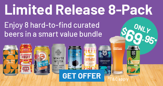 SMARTcraft Beer Club Limited Release 8-Pack Enjoy 8 hard-to-find curated beers in a smart value bundle only $69.95 + shipping - Remember SMARTcraft Beer Club Members get 10% OFF only $62.95 cancel, pause or skip your monthly membership at any time. Cheers!